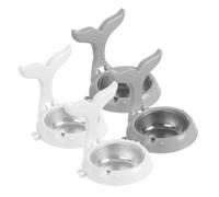 Toyvian Cenicero Adhesivo de Pared 4 Piezas (y Gris) Acero Inoxidable Plegable Antideslizante en Baño Oficina Hogar Almacenamiento Higiénico sin Perforar