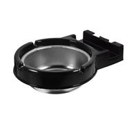 Toyvian Cenicero de Pared de Acero Inoxidable para Exteriores Montado la Pared Antihumos y Antiolores Diseño Espacio para Bares Oficinas y Áreas Comerciales