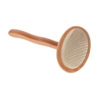 Toyvian Cepillo Cardador de Lana Manual Grande Ovalado Herramienta Portátil para Fieltro Mezcla y Limpieza de Fibras para Proyectos Artesanales