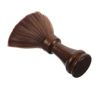 Toyvian Cepillo de Cuello para Barbero Mango de Madera Cerdas Suaves de Nailon Plumero para Barrer Cabello Roto y Limpiar Máquina de Cortar Herramienta Profesional para Peluquería y