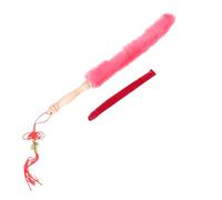 Toyvian Cepillo De Limpieza Para Instrumentos Guzheng Mango De Madera, Cerdas Largas Flexibles En Color Rojo, Herramienta Práctica Para Eliminar Polvo En Rincones Difíciles y Cuidado De Cuerdas