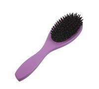 Toyvian Cepillo de Paleta Cerdas Naturales de Jabalí Herramienta Desenredante Portátil para Cabello Grueso y Fino para Viajes y Uso Diario