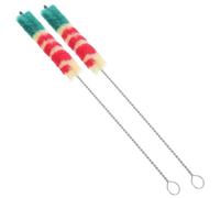 Toyvian Cepillo Limpiador para Piccolo y Flautín, Set de 2 Piezas Reutilizables Cerdas Resistentes, Adecuado para Limpieza Detallada de Instrumentos de Viento en Eventos y Ensayos