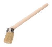 Toyvian Cepillo para Reparación de Neumáticos Mango Ergonómico de Madera, Cerdas Resistentes de 40 Mm, Herramienta Multifuncional para Limpieza y Aplicación Ruedas y Llantas Automotrices