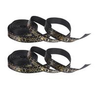 Toyvian Cinta de Graduación 2026 de Poliéster 100% para Manualidades y Decoración, 2 Rollos de 10 Yardas X 1,6 Cm, Cinta Decorativa para Lazos, Ramos y Celebraciones Escolares