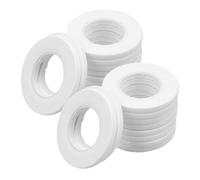 Toyvian Cinta para Pestañas Adhesiva de Tela No Tejida de Color Claro, 30 Rollos en 3 Bolsas, Transpirable y Resistente al Desgarro, Adecuado para Extensiones de Pestañas y Maquillaje