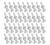Toyvian Clavos para Zapatos de Metal Aireadores de Césped 50 Piezas 3cm | Plata, Resistentes al Óxido Corrosión, Penetración Profunda, Accesorios para Jardinería Exterior