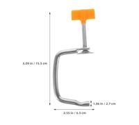 Toyvian Clip de Fijación para Máquina de Pasta Manual Accesorio de Repuesto de Aleación de Hierro 2 Piezas Compatible Máquina para Hacer Pasta Adecuado para Cocina y Reparación