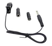 Toyvian Clip De Pickup Para Guitarra Micrófono De Contacto Piezoeléctrico Compatible Con Ukulele y Accesorio Musical Portátil De Sonido Incluye Conversores