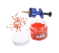 Toyvian Clip para Gusanos Rojos y Amarre Elástico 1,5x3 Cm, Material Abs Resistente, Juego De Pesca Multifuncional para Exteriores, Accesorio Práctico para Aficionados y Pesca con Cebo