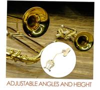Toyvian Clip para Partituras de y Trombón Abrazadera Resistente para Soporte para Instrumentos de Viento Diseño Antideslizante para Ensayos y al Aire