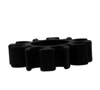 Toyvian Clip Para Sujetar Baquetas De Silicona Flexible Negro, Abrazadera Duradera Para Soporte De Baquetas, Accesorio Para Instrumentos Musicales De Percusión