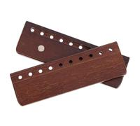 Toyvian Clips Magnéticos Cuadrados de Madera para Bolsos 2 Piezas Agujeros para Hebillas Decorativas Cerraduras de Cierre Magnético Accesorios DIY para Decoración y Cierre de Bolsos