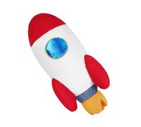 Toyvian Cojín Forma Cohete Suave y Peluche Almohada Infantil Diseño Nave Espacial para Decoración Habitación Mullido y Cómodo para Descanso y Creativo