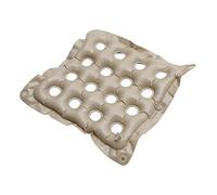 Toyvian Cojín Inflable Cuadrado Para Asiento Almohadilla Antideslizante y Antihumedad Para Uso Doméstico Cojín De Descompresión Versátil Para Silla Coche y Exterior Fácil De Limpiar Beige