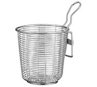 Toyvian Colador de Alimentos Acero Inoxidable 304 Resistente al Calor Mango Pequeño para Fideos y Ollas Calientes Colador Doméstico para Cocina y Pasta de Gran Capacidad