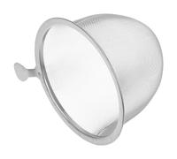 Toyvian Colador de Té Acero Inoxidable con Mango Pequeño, Filtro de Malla Fina 8.8 Cm Diámetro X 5.5 Cm Profundidad, Infusor Práctico para Infusión de Té Suelto en Casa y Oficina