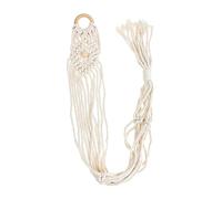 Toyvian Colgador De Macramé Para Ukelele y Otros Instrumentos, Soporte Tejido De Algodón y Lino, Diseño Artesanal Resistente y Decorativo, Adecuado Para Colgar En Pared y Decorar El Hogar