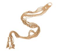 Toyvian Colgador de Pared para Guitarra Macramé de Soporte Artesanal Bohemio Marrón de Decoración Nórdica para Instrumentos Acústicos y Eléctricos