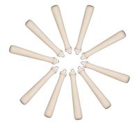 Toyvian Colgantes de Bate de Béisbol de Madera Mini para Llavero, 10 Piezas para Manualidades Diy, Dijes Deportivos para Pulseras y Accesorios Personalizados