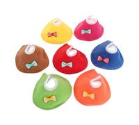 Toyvian Collar Isabelino para Loros y Periquitos M, Protector de Cuello Flexible Antiviento, 7 Piezas de Colores Surtidos, Cono de Recuperación para Exteriores, Capa Anti-mordeduras