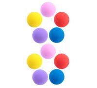Toyvian Color Aleatorio de Goma Eva 10 Balones Livianas y Seguras Fácil Visibilidad Riesgo de Daño para Entrenamiento de Golf en Interiores para Principiantes