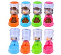 Toyvian Comedero Automático Control de Cantidad de Comida para Gatos y Mascotas Capacidad de 3,5l Material Plástico y Base Antideslizante Azul
