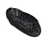 Toyvian Comedero para Mariposas y Abejas de Cerámica Resistente Diseño Irregular para Jardín Exterior Plato de Agua Grande para Aves y Decoración de