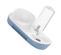 Toyvian Comedero y Bebedero Automático Doble para Gatos Dispensador de Agua para Gatos Comedero Elevado para Mascotas Casa