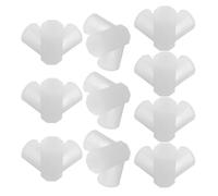 Toyvian Conector de Plástico para Muebles de Armario 10 Piezas, Junta Reforzada para Zapatero, Unión de Barra de 19 Mm, Accesorio Modular para Estantería Portátil y Almacenamiento