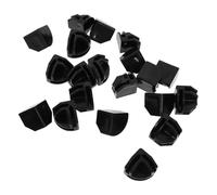 Toyvian Conectores para Gabinete De Cubo De Alambre 20 Piezas Abs Negro y Blanco Hebilla Fija para Estanterías Modulares y Almacenamiento Doméstico