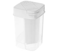 Toyvian Contenedor de Azúcar y Especias Diseño Dual, Tapa Doble y Visibilidad Clara, Salero Portátil de Pp para Cocina y Camping