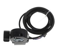 Toyvian Controlador de Velocidad de Pulgar para Scooter Eléctrico y Bicicleta Eléctrica, Acelerador de Plástico Resistente, Interruptor de Botón de Bocina para Manillar Izquierdo