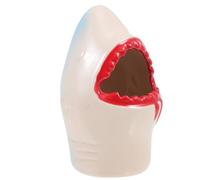 Toyvian Copa de Cóctel de Cerámica Forma de Tiburón, Taza Decorativa Artesanal para Bebidas Hogar, Vaso para Bar, Capacidad Media, Uso para Té, Alcohol y Jugos