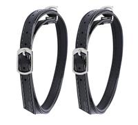 Toyvian Cordones Cruzados Diseño Chic y Ligero Anticaídas para Tacones Altos en Pu Negro Correas Desmontables para Sujetar Zapatos Cómodamente de Mujer