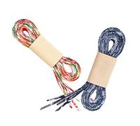 Toyvian Cordones de Zapatos Estampados y Poliéster 160 Cm para Niñas y Mujeres, Accesorios para Zapatillas Casuales y Deportivas, Pack 2 Pares, Colores, Uso Diario