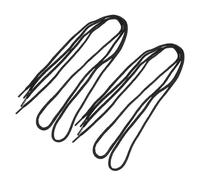 Toyvian Cordones Resistentes para Botas de Soldador 2 Pares 100 CM, Ignífugos y Antichispas, Color Negro, para Calzado de Seguridad en Trabajos Industriales