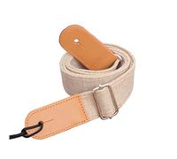 Toyvian Correa De Ukelele Algodón Country Correa De Guitarra Cuero Genuino Ajuste Metálico Cómoda Para Hombro Duradera