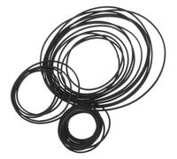 Toyvian Correas de Casete de Goma Cuadradas 1 Mm, Surtido Mixto 30 Unidades, Correas para Grabadoras, Reproductores de DVD y Casetes, Reparación y Mantenimiento Profesional