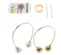 Toyvian Correas Desmontables en U para Tacones de Mujer, Antideslizantes Diseño de Perlas, Tiras Transparentes Ajustables para Zapatos Sueltos, Accesorio Práctico para Uso Diario y