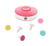 Toyvian Cortaúñas Eléctrico Portátil para Bebés y Adultos con Cabezas de Pulido Diseño Ergonómico y Baterías Incluidas para Manicura y Suave