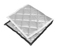 Toyvian Cortina Insonorizante Opaca Doble Cara 80x120 Cm para Ventana, Aislante Térmica y Acústica, Reducción de Ruido para Dormitorio y Sala, Absorción Sonora y Bloqueo de Luz