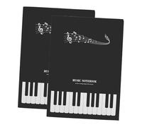 Toyvian Cuaderno De Partituras Con Páginas Para Piano y Guitarra Para Composición y Práctica Musical De