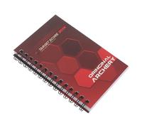 Toyvian Cuaderno de Puntuación Cubierta de Plástico para Tiro con Arco Compuesto y Encuadernación en Espiral y Revisión Estratégica para Sesiones al Aire Libre