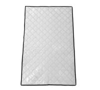 Toyvian Cubierta Aislante para Congelador Exterior 140x75 Cm, Protector Solar de Aluminio Reflectante, Tapa Térmica para Refrigeradores y Congeladores Comerciales, Adecuado para Uso