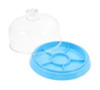 Toyvian Cubierta antipolvo de plástico para reloj, con tapa para herramientas de relojería y accesorios de reparación, ligera, duradera, con compartimentos para componentes precisos del reloj