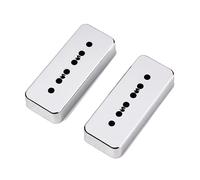 Toyvian Cubierta De Pickups De Guitarra Soapbar De Espaciado Par De De Pastillas Para Cuello y Puente Plateado