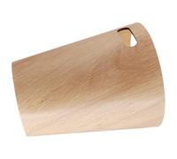 Toyvian Cubo de Basura Pequeño de Madera Redondo 23x23x28 Cm, Papelera de Mesa para Oficina y Dormitorio, Bote de Basura Funcional para Sala de Estar y Baño
