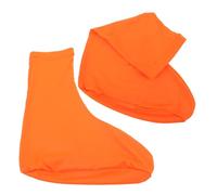 Toyvian Cubrezapatos Impermeables y Antideslizantes para Senderismo, Funda Alta Color Naranja Talla L, Polainas Resistentes Arena del Desierto para Caminatas y Acampadas al Aire Libre