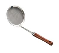 Toyvian Cuchara Coladora de Acero Inoxidable 304 Mango Largo, Colador de Malla Fina para Filtro de Aceite de Cocina, Espumadera Mediana Adecuado para Uso en Cocina, Restaurante y Bar